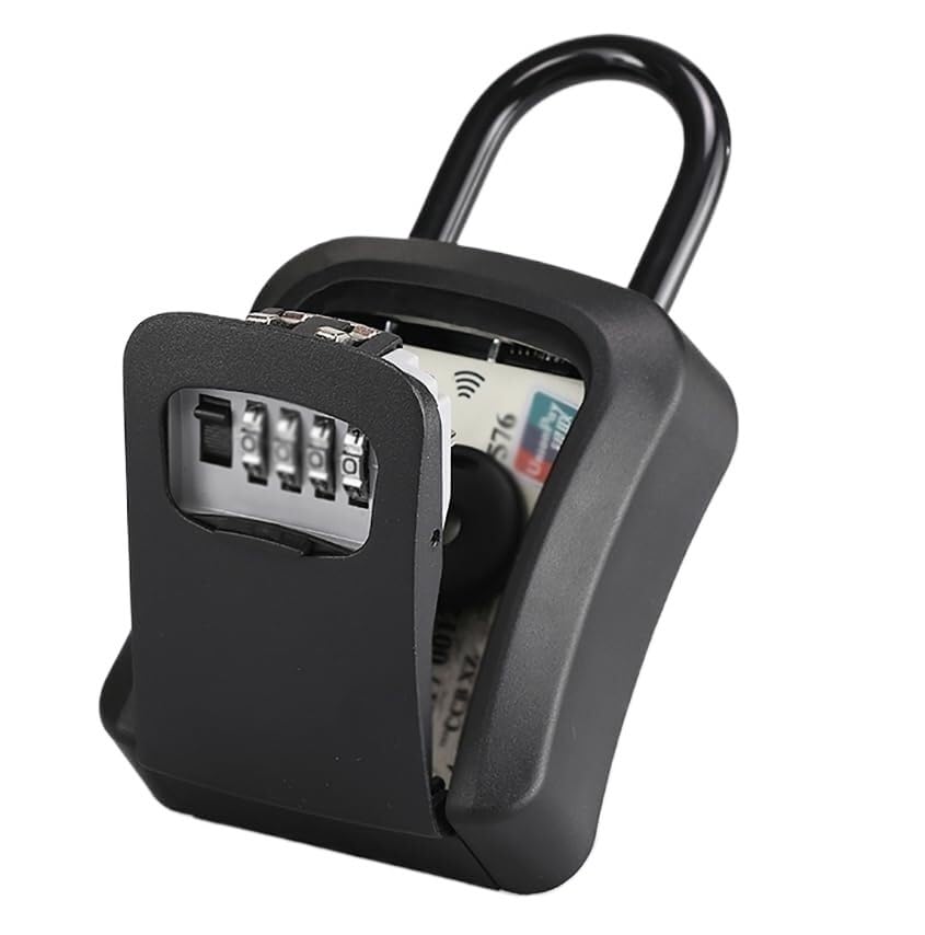 Caja fuerte para llaves, Caja fuerte con llave de seguridad bloqueo llaves