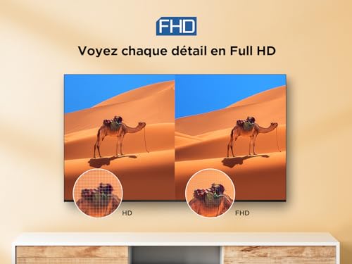 tcl 40sf540 téléviseur intelligent fhd 40 pouces hdr & hlg dolby audio dts virtual x/dts hd metal bezel less dual band wifi 5 avec système fire os 7
