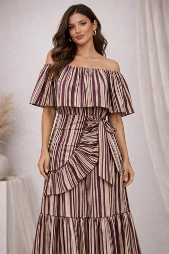 Generic maroon dress – image 2