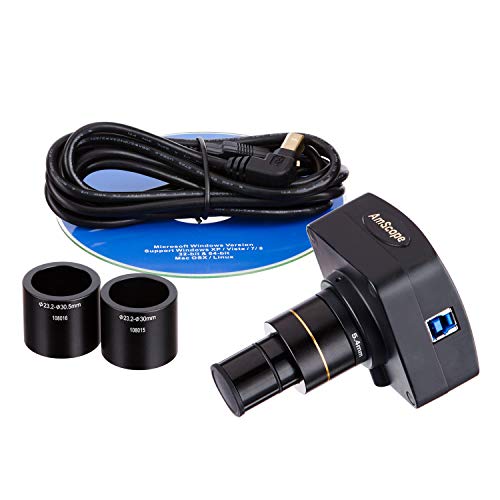 image for AmScope SM-4TZ-144-5MT Trinocular Stereo Microscope, WF10x Eyepieces, 