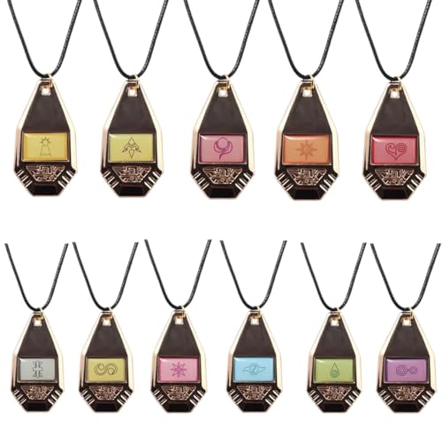 Digimon Adventure Tag & Crest Necklace Digital Monster Courage Friendship Hope Evolution Pendant Necklace Gift Toy, As Pic
