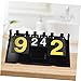 Toddmomy Professional Basketball Scoreboard Flip Scorekeeper Portable Tabletop for Sports Games PVC Easy to Clean