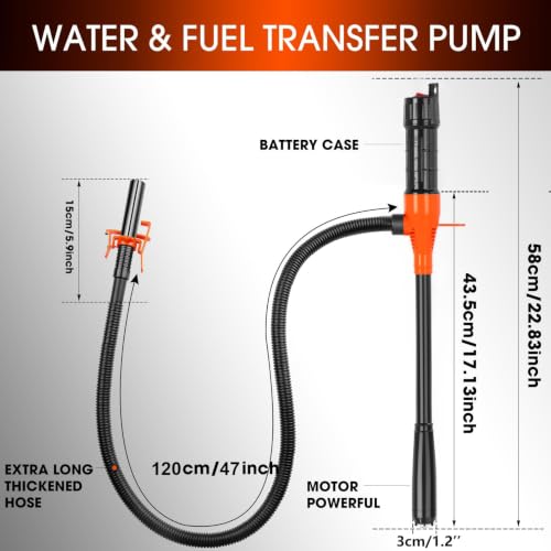 Image of Portable Cordless Fuel Transfer Pump Battery Powered