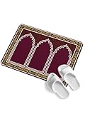 Kycozurz Double Arches Stone Bath Mat, Ethnic Purple...