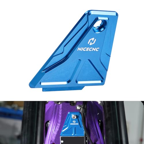 NICECNC Horn Cover Gap Cover/Motorcycle Horn Delete Cover Plate Compatible with Surron Light bee X Surron Light bee S Surron Light bee L1E Segway X160 Segway X260, See Fitment, Blue