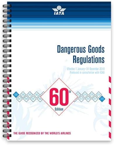 2019 60th Edition IATA Dangerous Goods Regulations - Spiral Bound - (English)