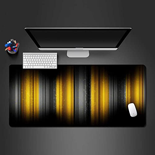 Tapis de souris gamer XXL 900x400 mm antidérapant avec dessin au trait coloré