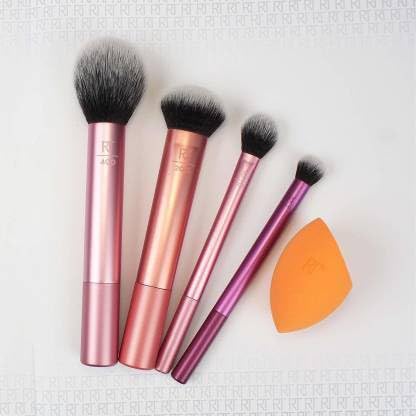 Wadhwa Enterprises Celebrity Makeup Brush for Womens and Girls|real tech New 4 brush + 1 Puff Combo Wadhwa Enterprises Celebrity Makeup Brush for Womens and Girls|real tech New 4 brush + 1 Puff Combo