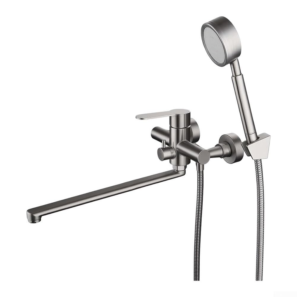 Miscelatore per vasca da bagno a parete, 330 mm, doppia funzione