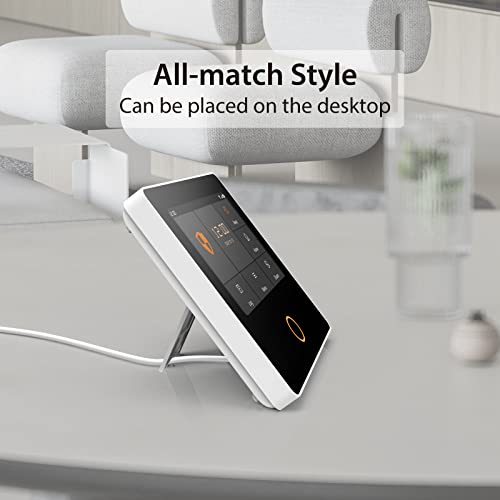 Staniot 8-teilig Komplette Alarmanlage, 4G GSM WiFi Secpanel 5 Funk-Alarmanlage fürs Haus, IPS-Touchscreen-Panel, Türsensor, Bewegungsmelder, Fernbedienung, High-Dezibel-Sirene, Kompatibel mit Alexa - Image 4