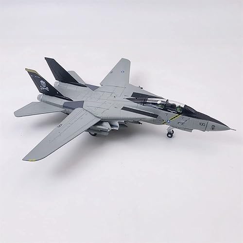 Miniatura 3 de F14 Tomcat 1100 Modelo de avión fundido a troquel Marina de los Estados Unidos (F-14)