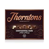Thorntons Continental Dark Selection Chocolate Gift Box - Assorted Premium Dark Chocolates & Truffles - European Inspired Flavours (Espresso, Hazelnut, Caramel) - 264g