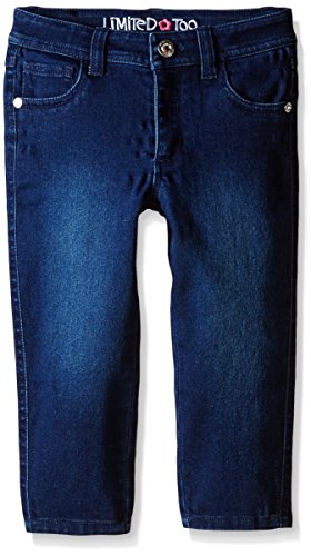 Limited Too Big Girls' Stretch Denim Capri Jean, Dark Blue Wash, 10