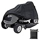 Gicov Riding Lawn Mower Cover Waterproof Heavy Duty Outdoor Tractor Cover Fits Decks Up to 54 Lawn Tractor Cover with Windproof Drawstring All Weather Protection (180,3x109,2x114,3 cm)