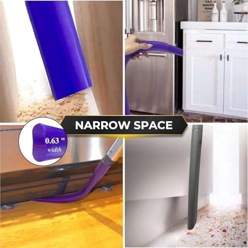 Image of For Shark Navigator NV360 NV350 NV351 NV352, Rocket HV301 HV322 HV371 & Rotator NV500 Series - Vacuum Cleaner Attachments for Hard To Reach Areas, Dryer Vent Cleaner Attachment for Miele Vacuums