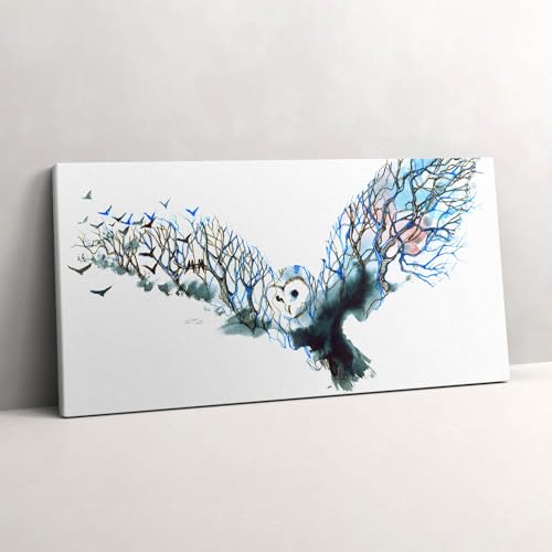 Image sur Toile 120x60cm Wallfluent, Tableau d'Art Moderne Élégant