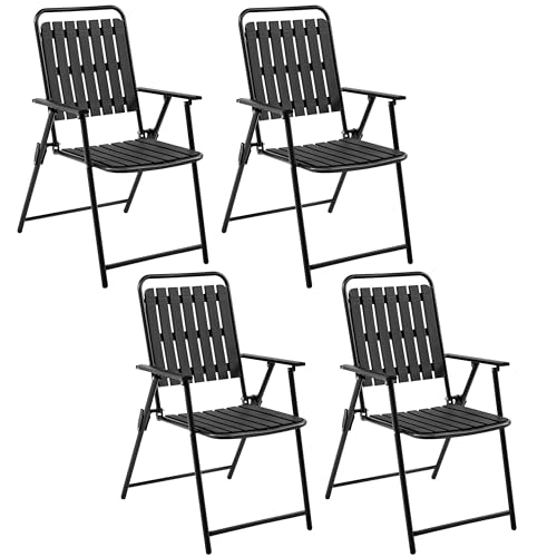 Yaheetech Folding Patio Chair Set
