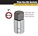 Titan 15670 1/2-Inch Drive x 1-Inch Hex Bit Socket