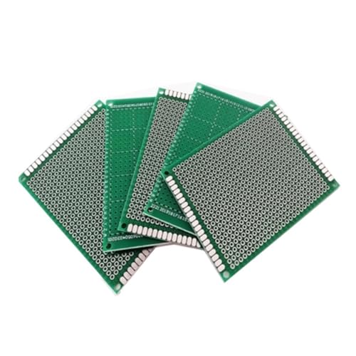 5-Pack Single-Sided PCB Prototype Boards 3×7-8x12cm DIY