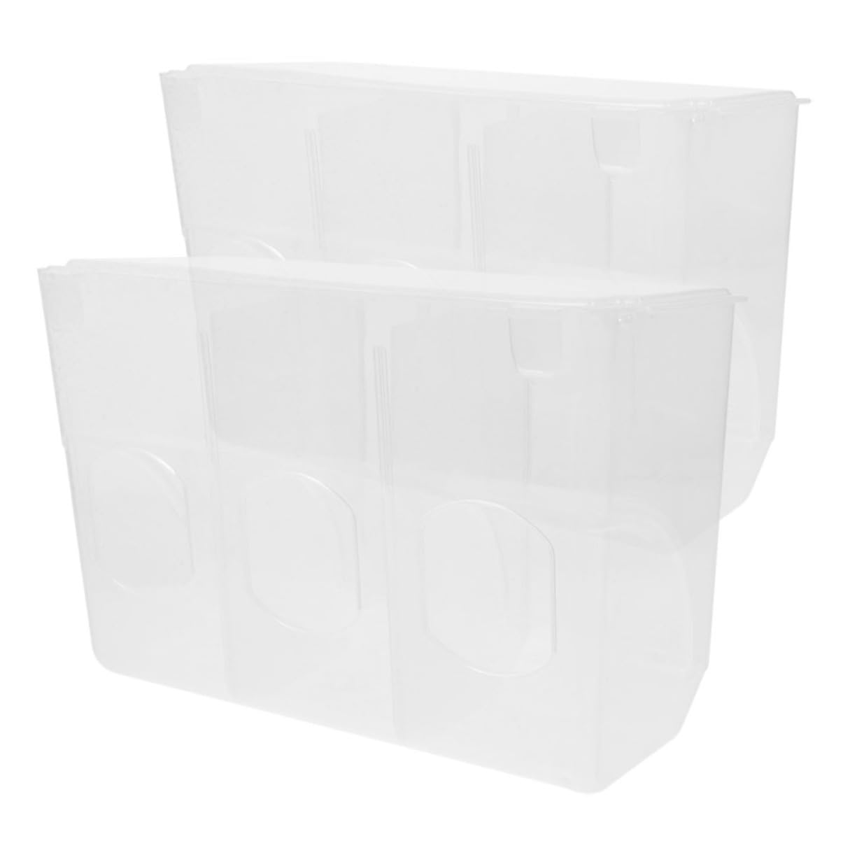 Abaodam Mangiatoia per Piccioni Plastica Metodo Antisperdimento 2 Pezzi per Gabbia Alimentazione Automatica