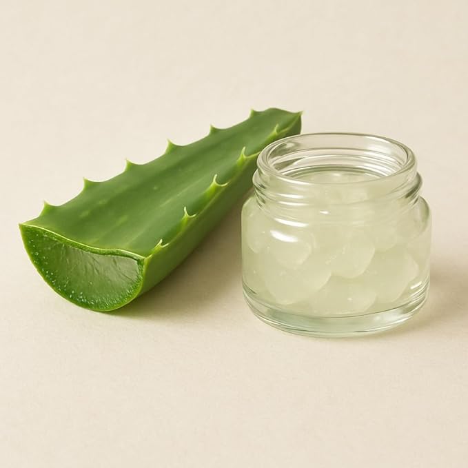 Image of Organic Aloe Vera Gel 400ml,100% Pure,Cold-Pressed Moisturizer for Face,Skin & Hair,Natural Sunburn & Acne Relief,Non-Sticky & Fast Absorbing,Suitable for All Skin Types