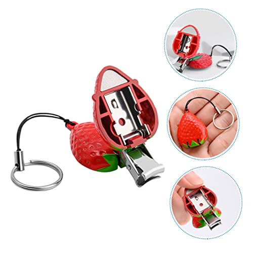 Minkissy M50W03BDI7062 4Pcs Strawberry Nail Scissors Portable Nail Fruit Nail Clippers thumb #5