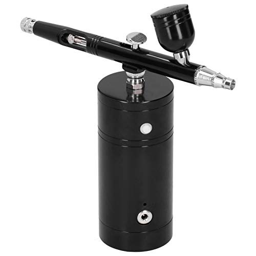 FTVOGUE Kit Aerografo Pneumatico Pistola a Spruzzo per Vernice a Singola Azione Set Spruzzatore Wireless Portatile per Decorazioni per Torte Trucco Artistico