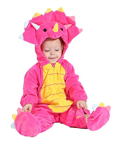 Disfraz enterizo de dinosaurio para bebé y niños pequeños miniatura 3