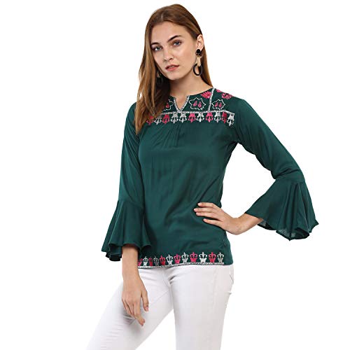Image of mayra Women's Plain Regular fit Top