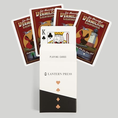 Naipes Póker Ohio Vermilion Vintage 52 cartas miniatura 6