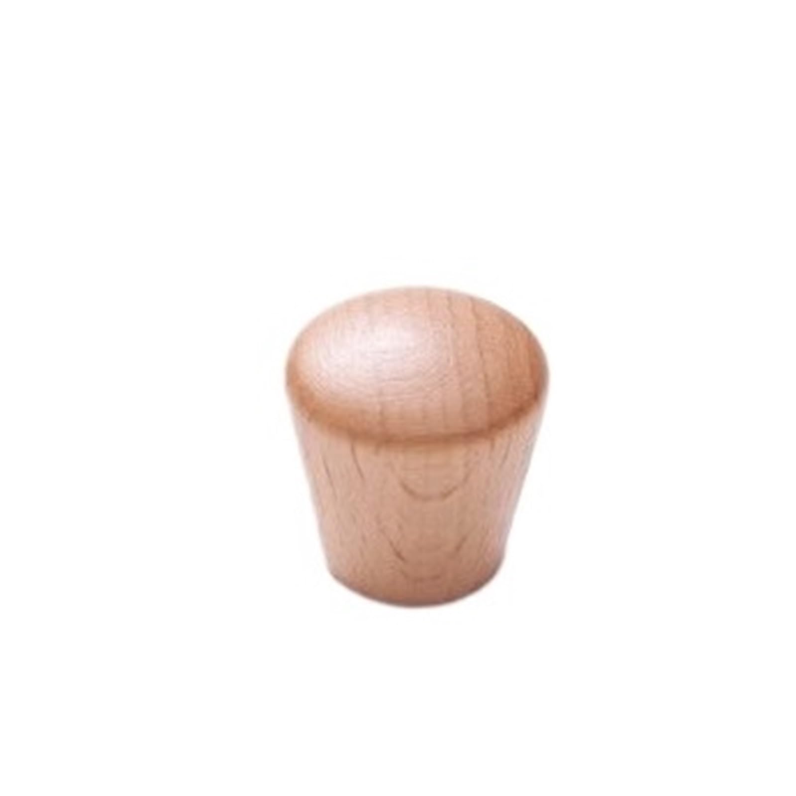 LADFRTYU Wooden Handles 2pcs Wood Cabinet Handle Solid Wooden Kitchen Door Dresser Wardrobe Knobs Cupboard Drawer Pull Furniture Handles(Beech-22x22mm)