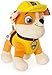 Paw Patrol – 8” Rubble Plush Toy, Standing Plush with Stitched Detailing, for Ages 3 and up