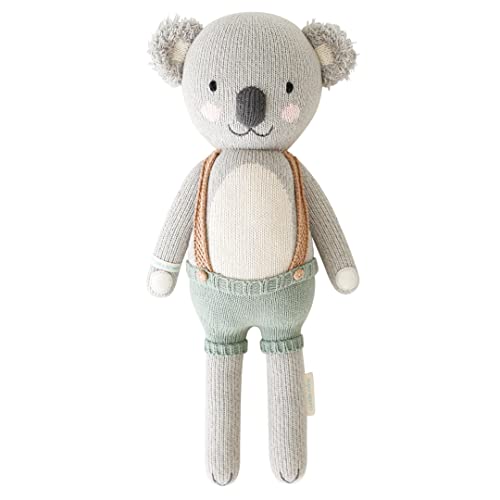 Image of cuddle + kind Quinn The Koala Regular 20" Hand-Knit Doll – 1 Doll = 10 Meals, Fair Trade, Heirloom Quality, Handcrafted in Peru, 100% Cotton Yarn