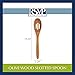 RSVP International Olive Wood Slotted Spoon, 12