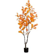 Nearly Natural 6ft. Autumn Oak Artificial Fall Tree