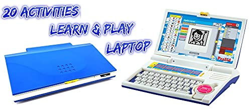 Image of English Learner Laptop for Kids with 20 Activites for Learn & Play, Laptop for Kids with LED Display, Educational Learning Laptop Toy with Mouse, Made in India Laptop Toy (English Learner Laptop)