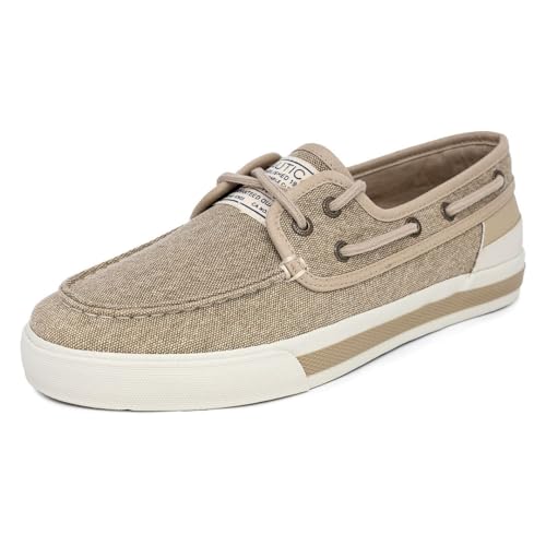 Image of Nautica Men's Casual Boat Shoes, Moc-Toe Loafers with Cushioned Insole, Deck Fashion Sneaker