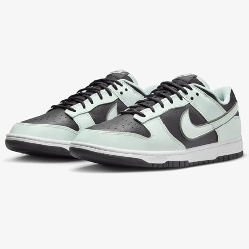 Nike Dunk Low Retro Premium Men's Shoes (FZ1670-001, Dark Smoke Grey/White/Barely Green) Size 132