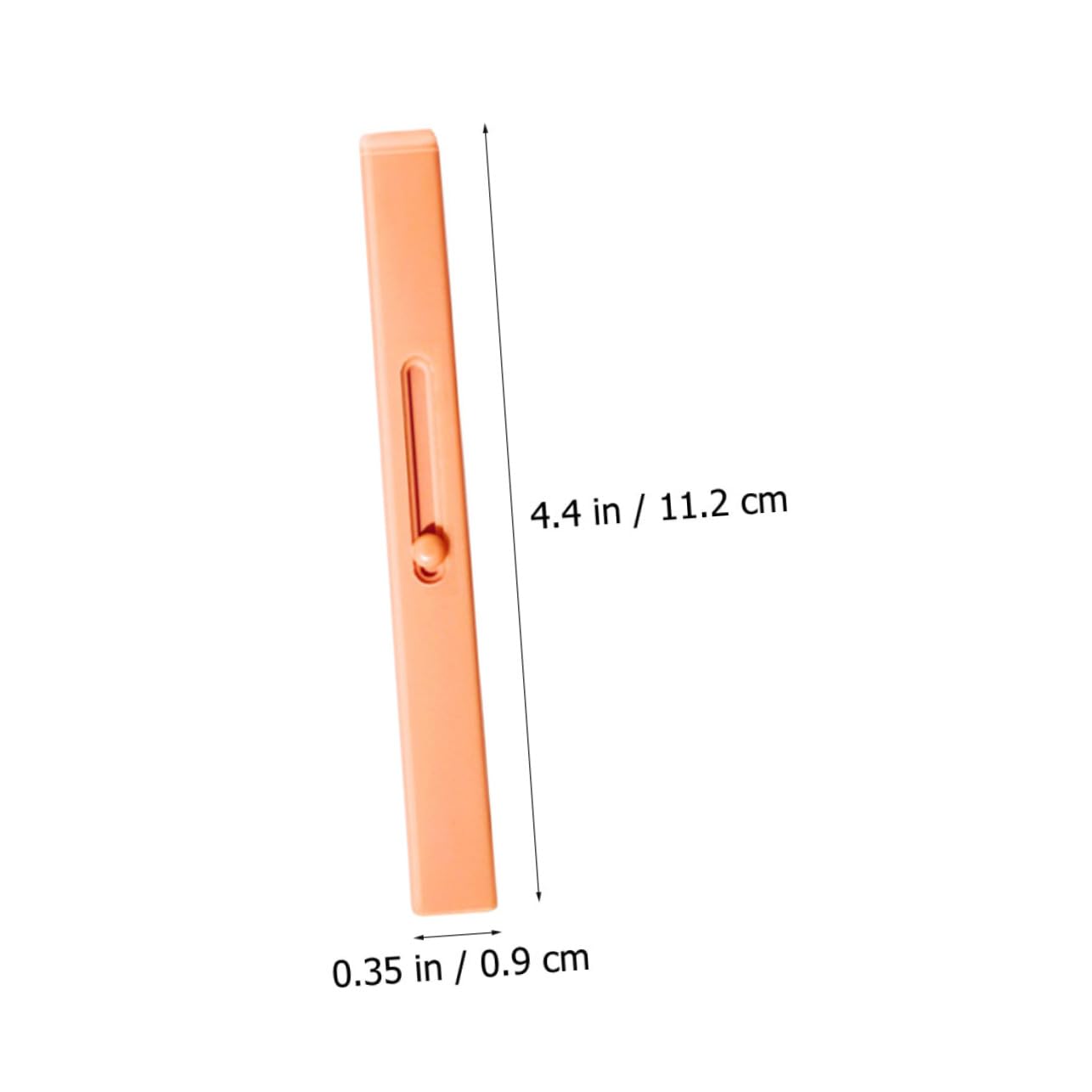 LIFKOME 1Pc Portable Retractable Lip Brush Makeup Tool Warm Orange Lip Brush for Lipstick and Gloss Compact Lightweight Cosmetic Applicator for Home and Professional Use