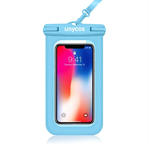 unycos   Funda para Móvil Impermeable IPX8 Universal, Sumergible con Correa para Colgar, Bolsa Estanca, iPhone 16 15 14 13 Air/Mini/Pro MAX, Xiaomi 14 13, Galaxy S24 S23 S22, Sony hasta 6,9