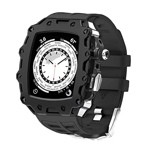 Kit modification cadre métal Apple Watch 44-45mm boîtier luxe iWatch