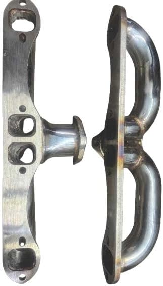 McJacks Small Block Corvette Header 2" Collector. All Polished, Stainless Steel construction. Exactly replaces your old, cast iron Ramhorn manifolds!