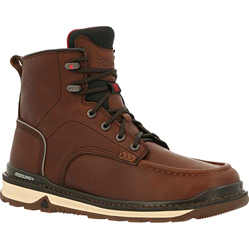 Rocky Rams Horn Unlined Brown Work Wedge Size 12(M)