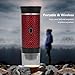 Coffee Maker Gift Set for Travel, Battery Powered Portable Electric Espresso Machine for Camping, Rechargeable Coffee Maker Self Heating with Ground Coffee & Capsule for RV, Hiking (Red mix Black)