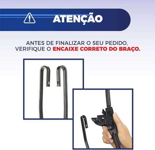 Palheta Limpador Parabrisa Bosch Aerofit Par de Palheta Limpadora Dianteiro Original Hyundai Hb20s 2