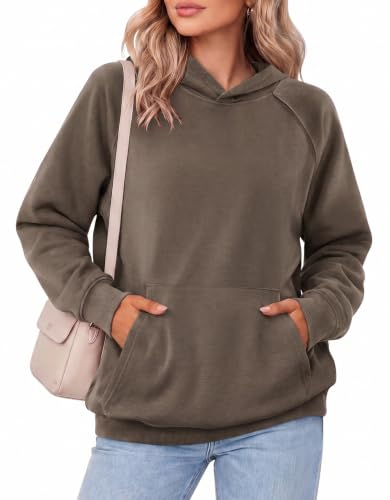 Zeagoo Womens Hoodies Casual Fall Long Sleeve Oversized Hooded Sweatshirt