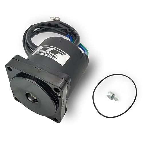 Tilt Trim Motor 38100-92J02 38100-92J10 Replacement for Suzuki DF60 DF70 DF90 DF115 DF140 2001-4 Stroke Outboard replaces Trm0095 430-22123 18-18303 38100-93J01 38100-93J02 38100-96J00
