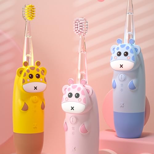 Beaupretty Elektrische Zahnbürste Für Junge Mädchen Mit Sonic Vibration Weiche Borsten Zum Schutz Zahnfleisches Ergonomisches Design Für Angenehmen Griff Farbiges Licht Für Anpassung – Bild 5