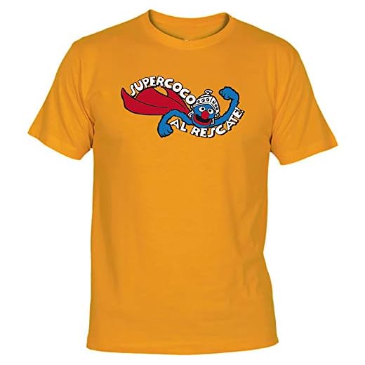 Camisetas EGB Camiseta Supercoco Al Rescate Adulto/niño ochenteras 80´s Retro (XL, Melocotón)