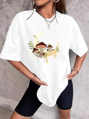Image of Kvinner Women's Solid Oversized Fit T-Shirt
